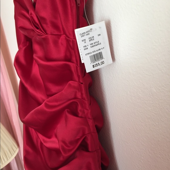 NWT David’s Bridal Apple Sleeveless Dress 12 - Picture 4 of 7
